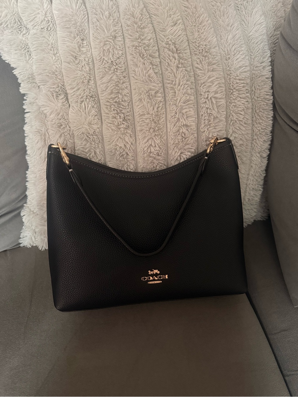 Coach Laurel Shoulder Bag Black